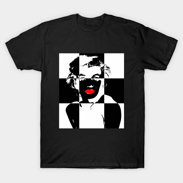Marilyn Mod #2 T-Shirt by SiSuSiSu